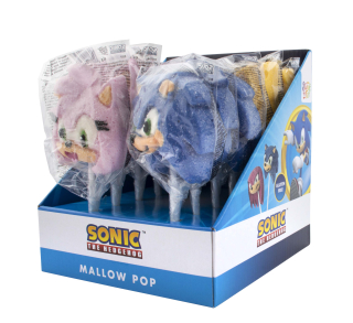 Sonic mallow pop lízanka  - 12ks